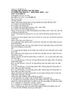 ĐỀ THI HKII NH 2009-2010 SINH 9