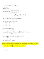 Các công thức về chuỗi hàm