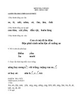 ĐỀ THI CUỐI KÌ 1 -  Năm học 2011