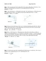 Bài tập cơ học lý thuyết phần động lực học