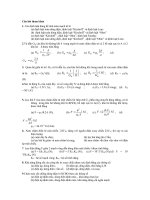 Câu hỏi trắc nghiệm môn khí cụ điện