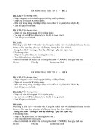 Đề kt 1 tiết tin 11  học kì 2 tự luận