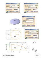 Bài tập thực hành vẽ chân quạt