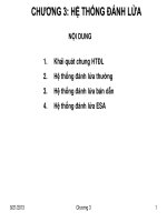 Bài giảng trang bị điện ô tô   chương 3  hệ thống đánh lửa