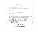 SKKN Giải nhanh và hiệu quả bài toán điện xoay chiều không phân nhánh bằng giản đồ véc tơ trượt