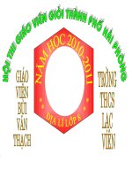 tiết 31 địa lí 8 thi GVG Thành phố