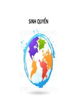 Sinh 12 bài 63: Sinh Quyển