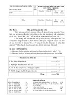 Đề kiểm tra định kỳ lớp 2