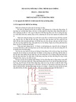 bài giảng môn học công trình giao thông