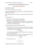 HƯỚNG DẪN GIẢI BÀI TẬP CÁC DẠNG BÀI TOÁN PHÁT XẠ, TUẦN 6,7