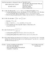 Bộ đề thi môn phương pháp tính, đại học spkt TPHCM