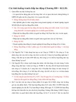 Các tình huống tranh chấp lao động - phan 1