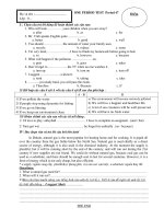 Đề KT 1 tiết Anh 9 lần 3