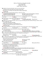 Kiểm tra 45'' Văn 6 Trắc nghiệm toàn phần