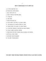 sáng kiến kinh nghiệm TỔ CHỨC MỘT SỐ HOẠT ĐỘNG NHẰM NÂNG CAO CHẤT LƯỢNG  TIẾT SINH HOẠT DƯỚI CỜ