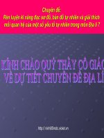 TIẾT 51- SỰ PHÂN HÓA THẢM THỰC VẬT SƯỜN ĐÔNG VÀ SƯỜN TÂY AN ĐÉT