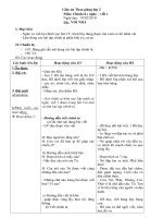 giáo án thao giảng lớp 2 .Tuần 24