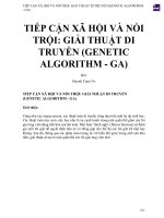 tiếp cận xã hội và nổi trội giải thuật di truyền (genetic algorithm ga)