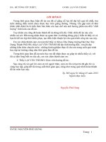 ĐỒ ÁN BT 2-Thiết kế nhà tập thể 4 tầng gồm 2 Block A,B, Block A có 2 nhịp L1=6m,L2=1,8m,có 9 bước cột B1=3,9m, chiều cao tầng H=3,9m