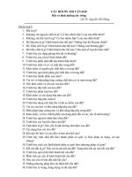 câu hỏi thi vấn đáp đất và dinh dưỡng cây trồng