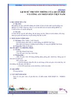 Bài 2: Lịch sử truyền thống QDND & CAND