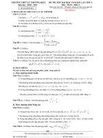 Đề thi thử đại học năm 2011 môn Toán lần 4 - THPT Lí Thường Kiệt (có đáp án)