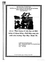 thực trạng về việc học và sử dụng tiếng Anh của sinh viên trường đại học Kinh tế