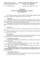 KẾ HOẠCH THI HSG LỚP 5