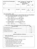 Đề kiểm tra định kì lớp 4