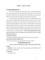 Một vài kinh nghiệm nâng cao hiệu quả trong công tác chọn và bồi dưỡng học sinh giỏi môn ngữ văn ở trường THPT thạch thành 3