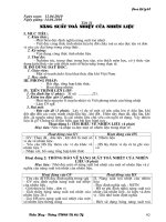 Tiết 31. Năng suất tỏa nhiệt của nhiên liệu