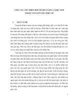 SKKN Công tác chủ nhiệm đối với đối tượng là học sinh vùng dân tộc thiểu số