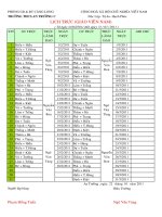 LỊCH TRỰC THÁNG 2-3