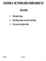Bài giảng trang bị điện ô tô   chương 6  hệ thống điều khiển động cơ