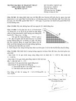 Bộ đề thi vật lý A1, đại học spkt TPHCM