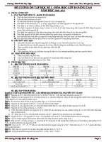 ĐỀ CƯƠNG ÔN TẬP HÓA 10 HKI - 20102011