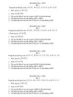 đề kiểm tra 45 phuut hinh học 12 chuong 3