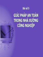 Bài giảng thiết kế nhà xưởng và lắp đặt thiết bị may  bài 5   ths  nguyễn tuấn anh