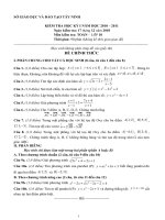 Đề kiểm tra HK1 - Lớp 10