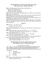 ĐỀ THI HSG LỚP 3. GIỮA KÌ II