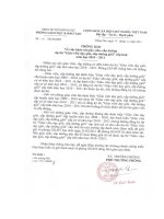 Số: 14/TB-PGDĐT Thông báo v/v khảo sát GV, CD dự thi 