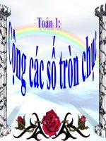 CỘNG CÁC SỐ TRÒN CHỤC