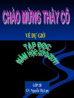 Tập đọc lớp 2 Cây xoài