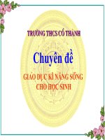 Ngoai khoa GDKNS cho học sinh