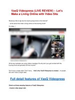 Demo review and +9500 bonus of VasQ Videopress