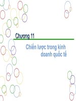Chiến lược trong kinh doanh quốc tế (free)