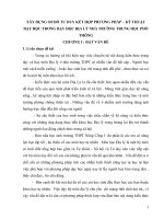 SKKN Xây dựng sơ đồ tư duy kết hợp phương pháp kỹ thuật dạy học địa lý nhà trường trung học phổ thông