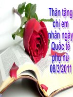 CÁC LOÀI HOA (có hiệu ứng tự động và nhạc)