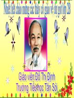 TNXH: các thành viên trong nhà trường