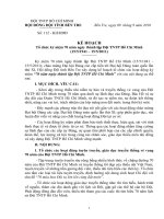 Kế hoạch tổ chức kỷ niệm 70 năm ngày thành lập Đội TNTP Hồ Chí Minh (15/5/1941 – 15/5/2011)
